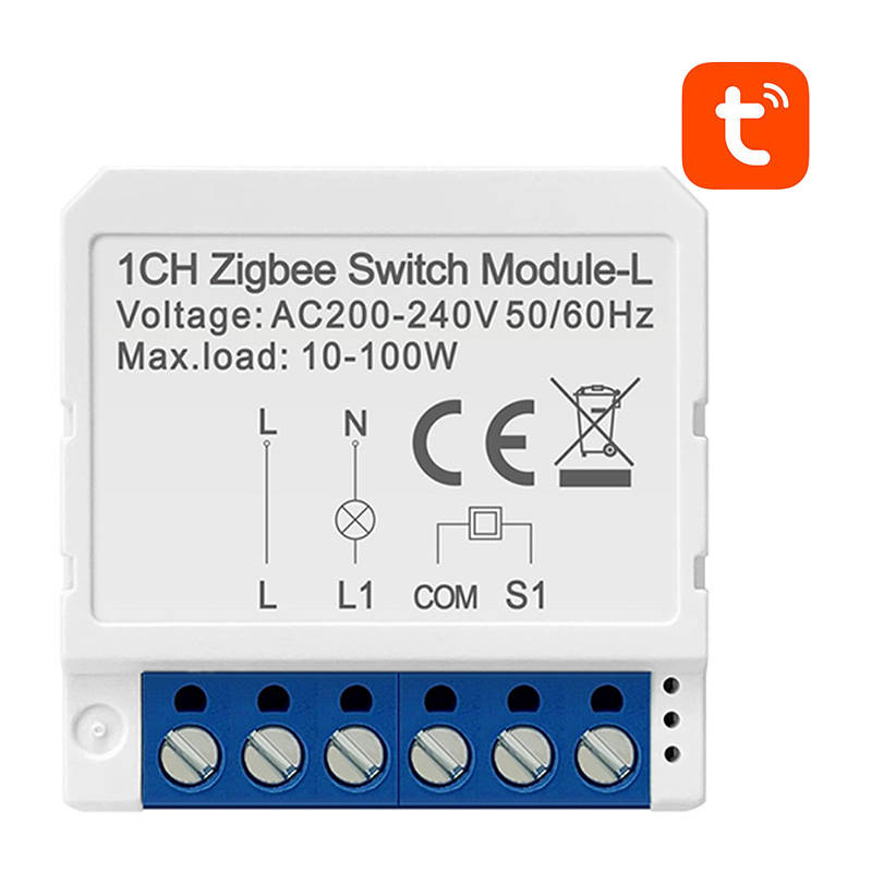 Modul pametnog prekidača ZigBee Avatto LZWSM16-W1 Nema neutralnog TUYA