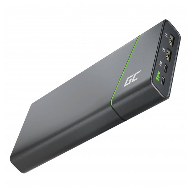 Power Bank Green Cell GC PowerPlay Ultra 26800mAh 128W 4 porta za laptop, MacBook, iPad, iPhone, Nintendo Switch i druge