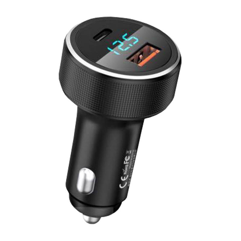 Auto punjač USB, USB-C Remax RCC215, 58,5W (crni)