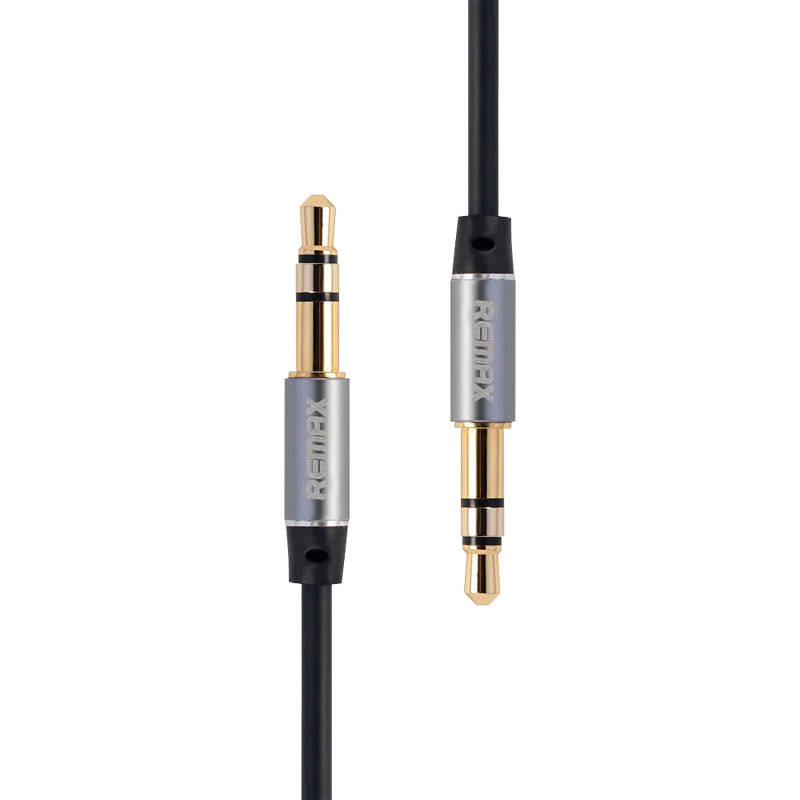 Mini jack 3.5mm AUX kabel Remax RL-L100 1m (crni)