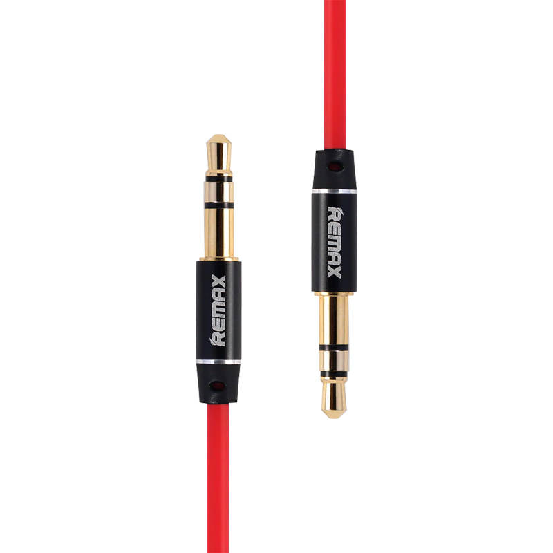 Mini jack 3.5mm AUX kabel Remax RL-L100 1m (crveni)