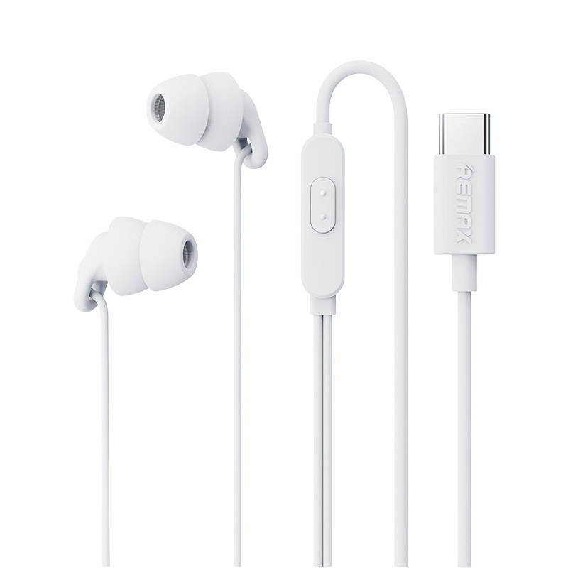 Slušalice Remax RM-518a, USB-C, 1.2m (bijele)