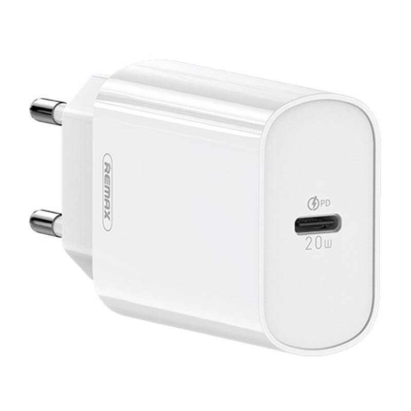 Zidni punjač Remax, RP-U70, USB-C, 20W (bijeli)