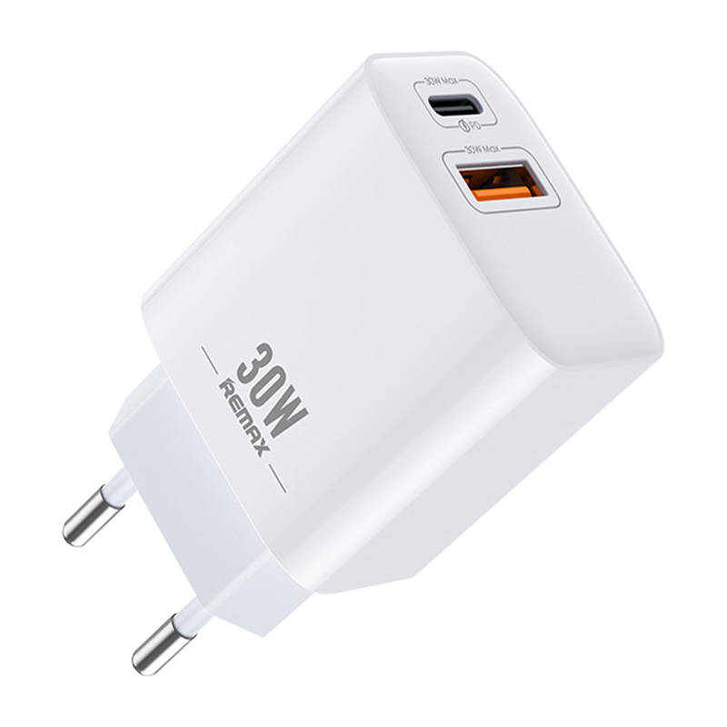 Zidni punjač Remax, RP-U82, USB, USB-C 30W (bijeli)