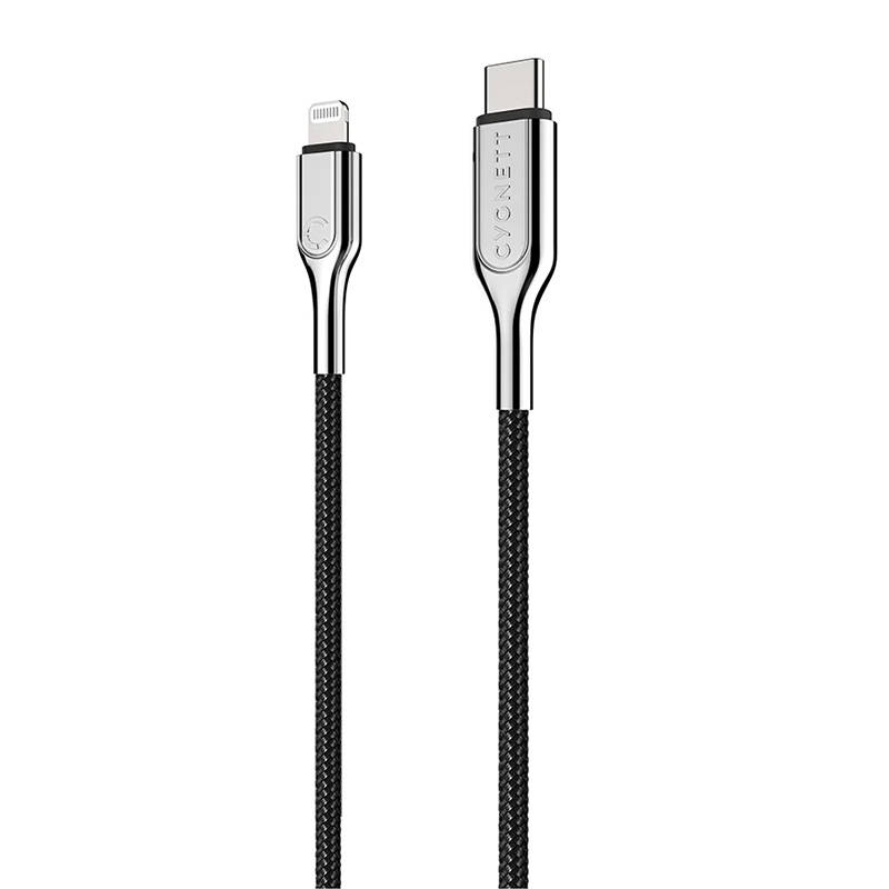 Kabel USB-C TO Lightning Cygnett Armored 30W 2m (crni)