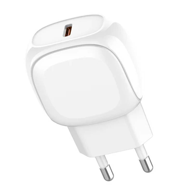 LDNIO A1206C zidni punjač, ​​USB-C, 27 W + USB-C na Lightning kabel (bijeli)