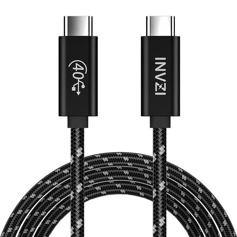 USB-C / USB4.0 Gen3 kabel 240 W 40 Gbps, 1 m (crni)