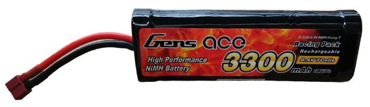 Baterija Gens Ace 3300mAh 8,4V NiMH Hump T utikač