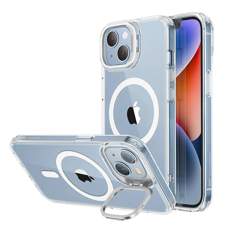 Kućište ESR Classic Kickstand za iPhone 14/13, Magsafe (prozirno)