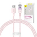 Kabel za brzo punjenje Baseus USB-A na Lightning Explorer Series 1m, 2.4A (ružičasti)