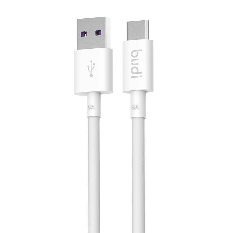 USB na USB-C kabel Budi 5A, 1m (bijeli)