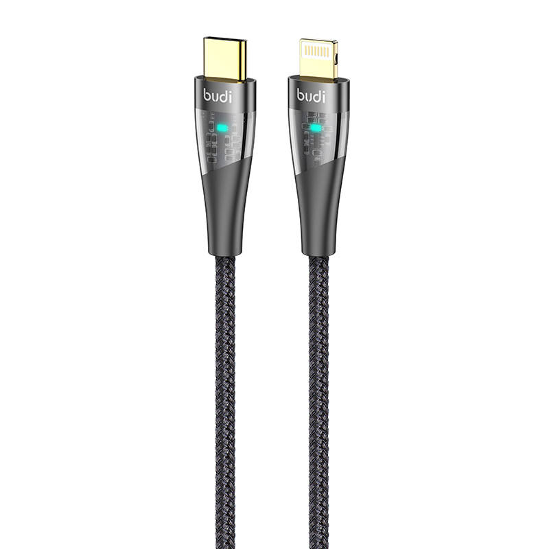 USB-C na Lightning kabel Budi 20W 1,5m (crni)