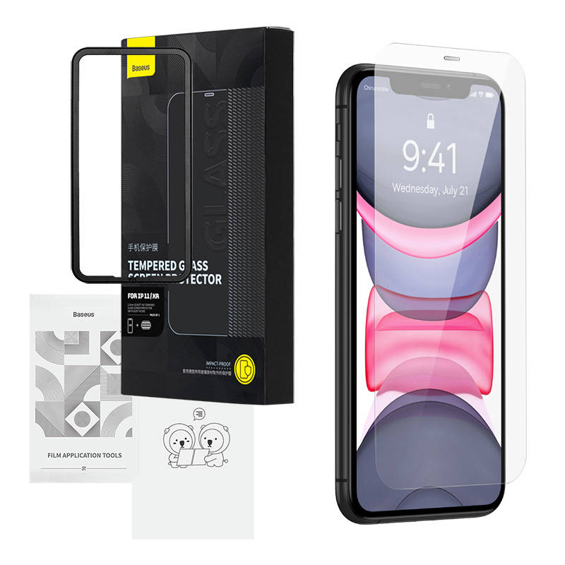 Kaljeno staklo Baseus Schott HD 0,3 mm za iPhone 11/XR