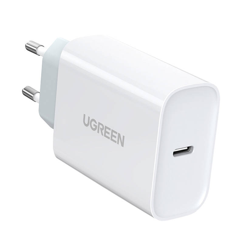 Punjač UGREEN CD127, USB-C, PD3.0, QC4.0, 30W (bijeli)