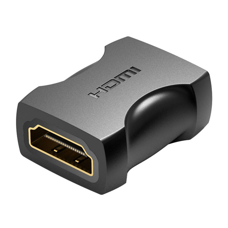 HDMI (ženski) na HDMI (ženski) adapter Vention AIRB0 4K, 60Hz, (crni)