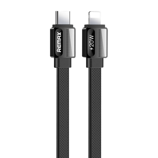 [047678] Kabel USB-C-lightning Remax Platinum Pro, RC-C050, 20W (crni)