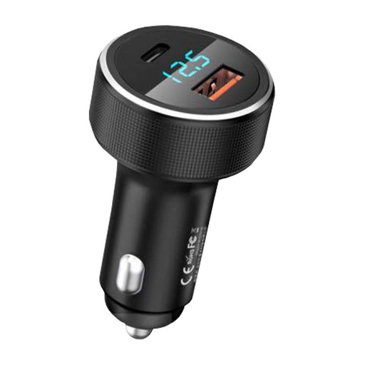 [047691] Auto punjač USB, USB-C Remax RCC215, 58,5W (crni)