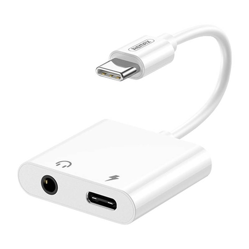 [047720] Adapter Remax USB-C na USB-C, AUX 3.5mm, RL-LA11 (bijeli)