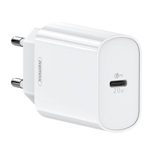 [047778] Zidni punjač Remax, RP-U70, USB-C, 20W (bijeli)