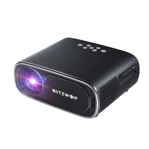 [046960] BlitzWolf BW-V4 1080p LED beamer / projektor, Wi-Fi + Bluetooth (crni)