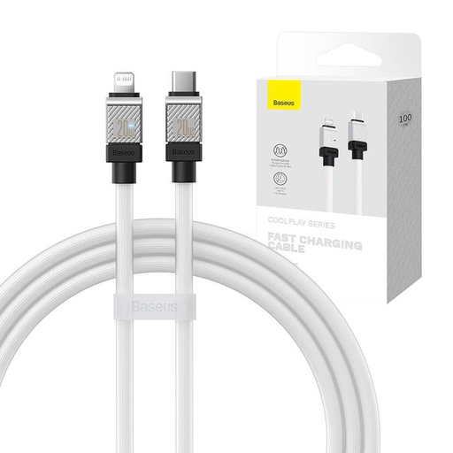 [048714] Kabel za brzo punjenje Baseus USB-C na Coolplay Series 1m, 20W (bijeli)