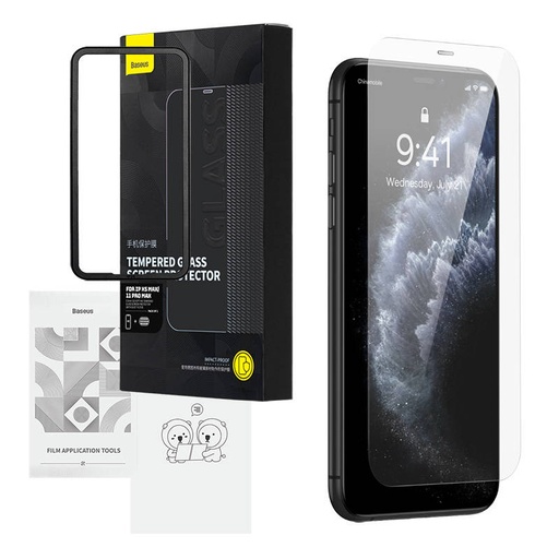 [042955] Kaljeno staklo Baseus Schott HD 0.3 mm za iPhone XS Max/11 Pro Max