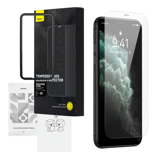 [042954] Kaljeno staklo Baseus Schott HD 0.3 mm za iPhone X/ XS/ 11 Pro