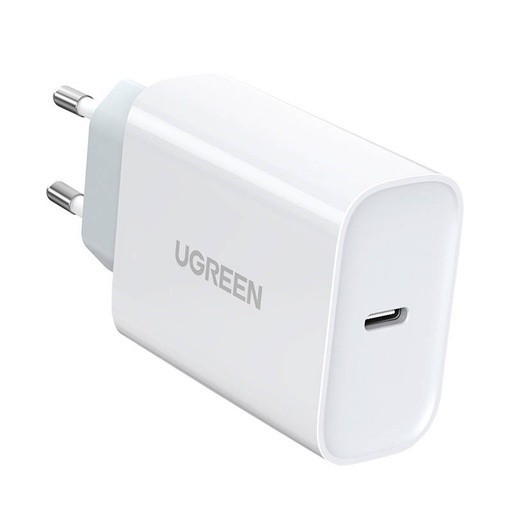 [050549] Punjač UGREEN CD127, USB-C, PD3.0, QC4.0, 30W (bijeli)