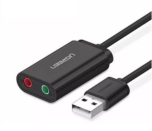 [050547] Vanjska USB audio kartica UGREEN 15cm (crna)