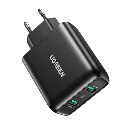 [050545] Brzi punjač UGREEN, 2xUSB-A, 18W, PD 3.0 EU (crni)