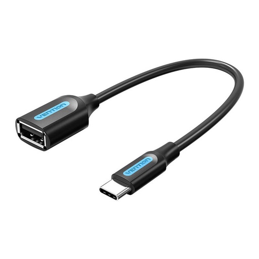 [051124] Adapter USB-C 2.0 M na F USB-A OTG Vention CCSBB 0.15m (crni)