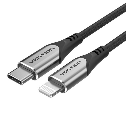 [051168] USB-C kabel za Lightning, Vention TACHF, 1 m (sivo)