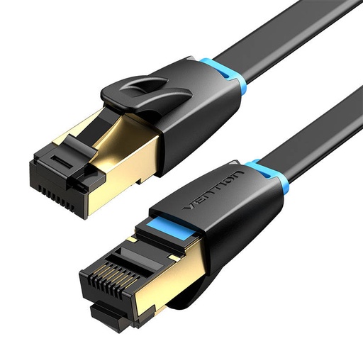 [051162] Ethernet RJ45 Flat Network Cable Vention IKCBG, Cat.8, U/FTP, 1m (crni)