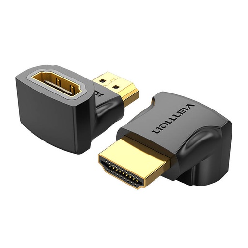 [051074] HDMI adapter Vention AIOB0 90 stupnjeva muški na ženski (crni)