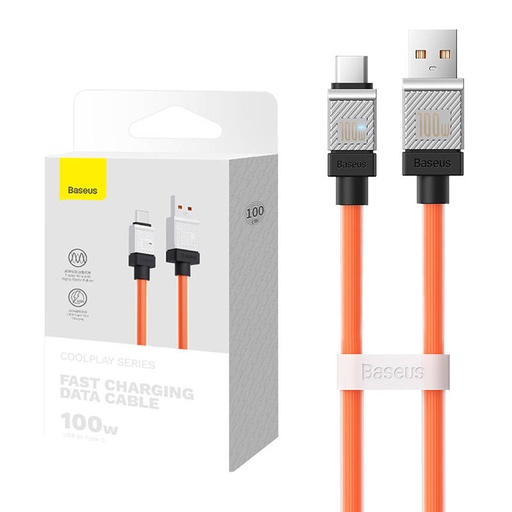 [049287] Kabel USB do USB-C Baseus CoolPlay 100W 1m (narančasti)