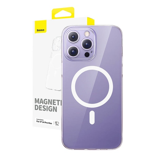 [052079] Magnetna torbica za telefon iP 14 Pro Max Baseus OS-Lucent serija (prozirna)