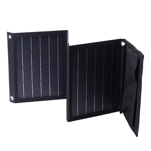 [051390] Sklopivi solarni punjač Choetech SC005 22W 2xUSB (crni)