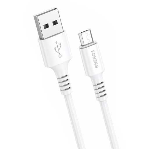 [045649] Kabel USB na Micro USB Foneng, X85 3A Quick Charge, 1m (bijeli)