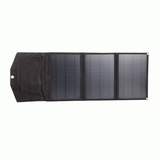 [051195] Sklopivi solarni punjač XO XRYG-280-3 21W 2xUSB (crni)