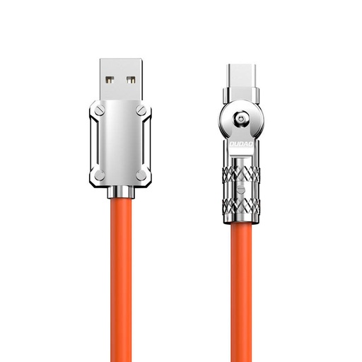 [052477] USB na USB-C rotirajući kabel Dudao L24AC 120W 1m (narančasti)