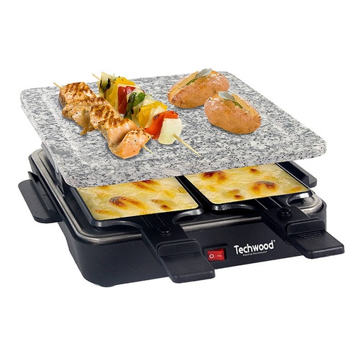 [053562] Električni Raclette roštilj za 4 osobe Techwood TRA-47P