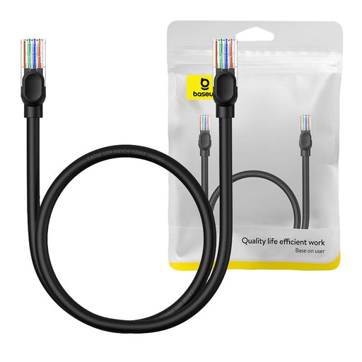 [053116] Baseus Ethernet CAT5, 0,5m mrežni kabel (crni)