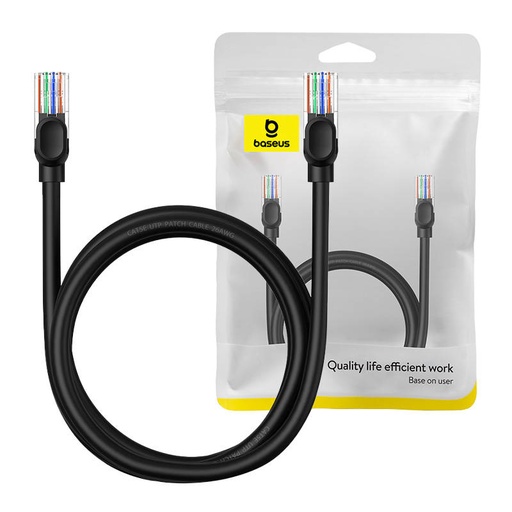 [053118] Baseus Ethernet CAT5, mrežni kabel od 1,5 m (crni)