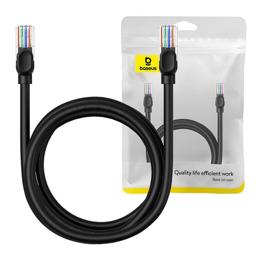 [053119] Baseus Ethernet CAT5, mrežni kabel od 2 m (crni)