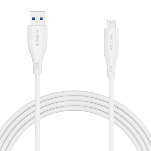 [049211] USB-A na Lightning kabel Ricomm RLS007ALW 2,1 m