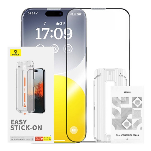 [054901] Safirno kaljeno staklo Baseus 0,3 mm za iPhone 15 ProMax