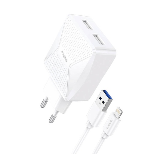 [053435] Punjač Foneng EU35 USB-A + Lightning 2.4A