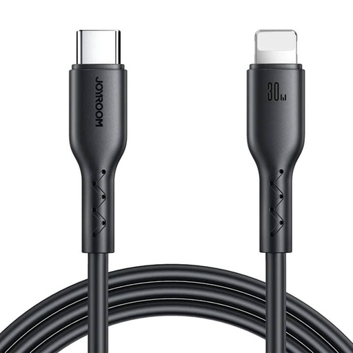 [053757] Kabel za punjenje bljeskalice USB C na Lightning SA26-CL3 / 30 W / 1 m (crni)