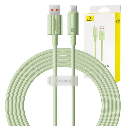 [055210] Kabel za brzo punjenje Baseus USB na USB-C Habitat Series 2m 100W (zeleni)