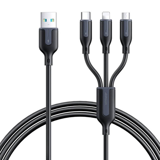 [053706] USB kabel Joyroom S-1T3018A15, 3 u 1, 3.5A/Kabel 1,2m (crni)